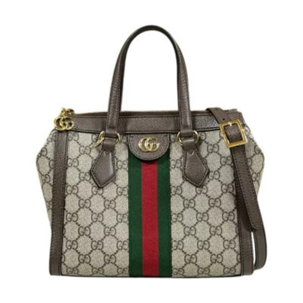 Gucci Ophidia Shoulder Bag GG Supreme Canvas Beige Cream